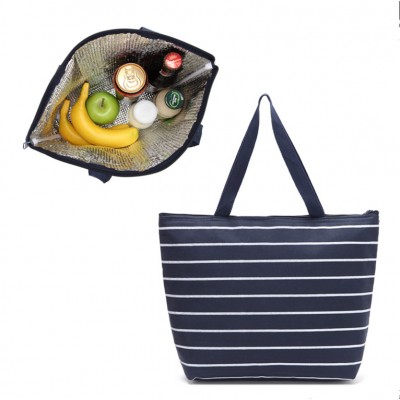 Custom Food Fresh Portable Thermal Insulation Bag Shopping Cooler Tote Bag Large Capacity Picnic Bag