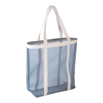 Nylon Breathable Shopping Bag Foldable Transparent Mesh Beach Bag Ultra Light Promotional Gift Bag