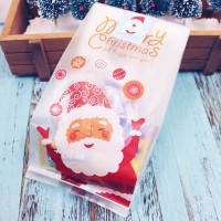 Christmas candy bag  Santa flat pocket Pastry bag Cookie bag